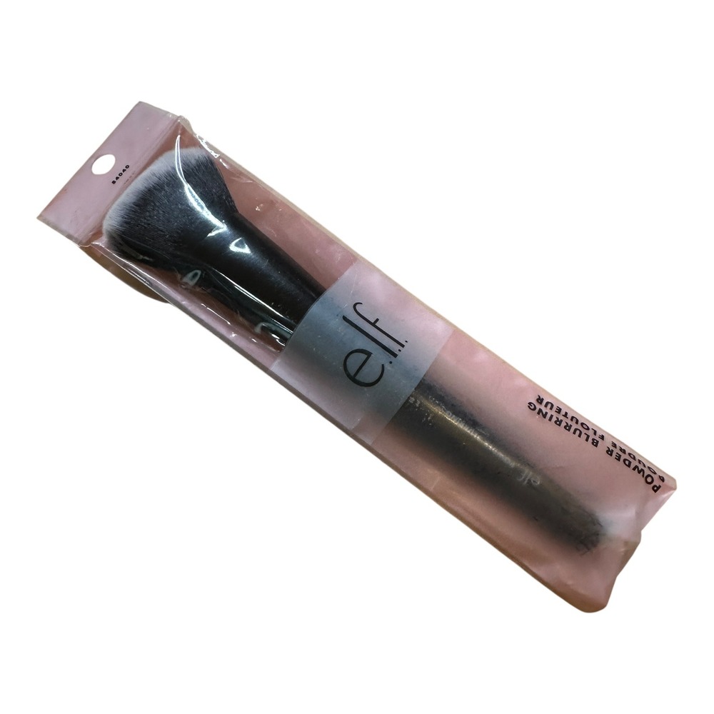 ELF Powder Blurring Brush Professional Makeup Tool Face Blending NEW